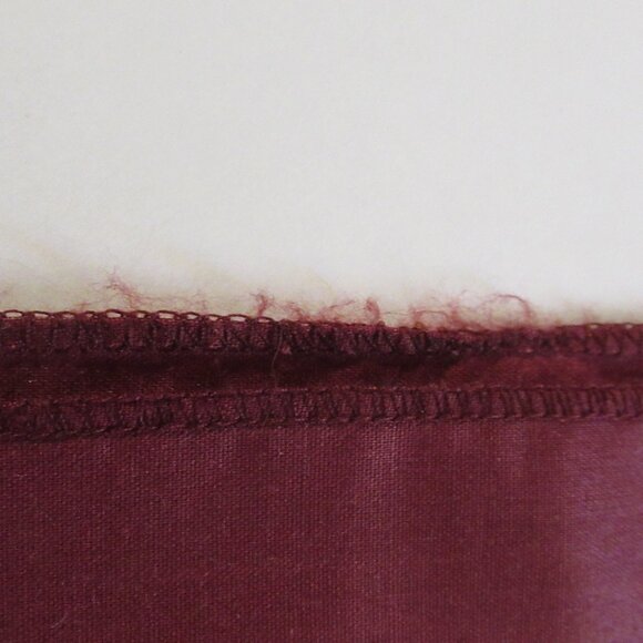 Les Foulards D'Henriette Women Scarf Maroon Floral Vintage USA Square 28.8" - Picture 7 of 9